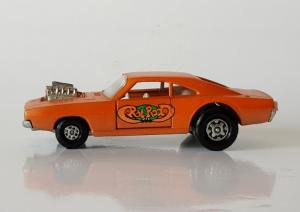 Matchbox Speed Kings K-22 Dodge Dragster Orange